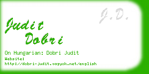 judit dobri business card